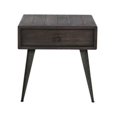 China Hot Sale Luxury Antique Lamp Safe Bedside Table adjustable Top /side Cabinet Drawer Storage Cabinet Bedside Furni for sale