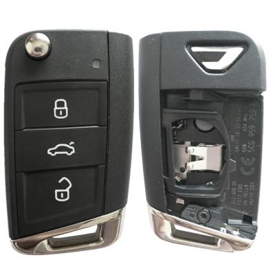 China Remote Car Key 3 Button Smart Key FOB Car FOB For Jetta 434Mhz NCP2161W Chip Transponder FCC ID 5CG959752E for sale