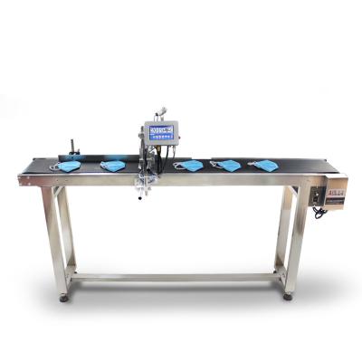 China Brand New Electric Automatic Building Material Stores PVC Conveyor Belt Code Machine For Plastic Bags Belt Conveyor For Inkjet Coding Machine for sale