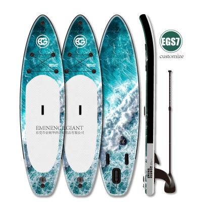 China Unisex Environmental Friendly Carbon Fiber Material Custom Quick Rack Up Paddle Board Inflatable Paddle Board For Surfing for sale