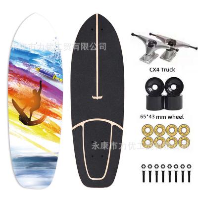 China Adult Surfskate cx7 ant high quality rare custom Maple 7 ply Canada Surfskate for sale