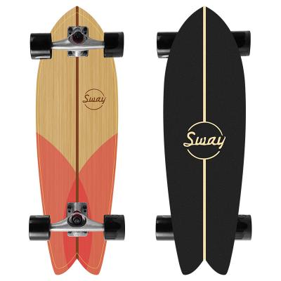 China Custom Skateboard Graphic Canadian Deck Maple Veneer Surfboard Land Cruiser 7 Complete Surfskate for sale