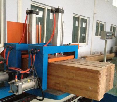 China Large Process 250mm Part Woodworking Joint Shaper And Press Machine Semi Automatic Finger Wood for sale