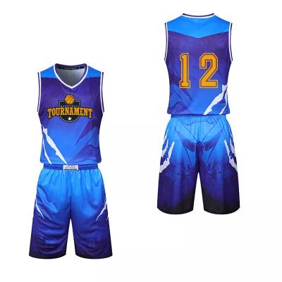 China Custom Design Print Basketball Wear Shorts Sublimation Sportswear Uniform Dress Basketball Training Tank Tops S-4XL for sale