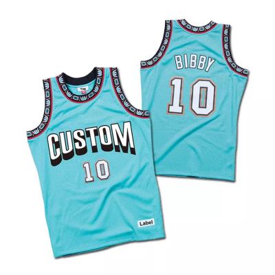 China Latest Custom Basketball Uniform Embroidery Basketball Tank Tops Custom Design S-4XL for sale