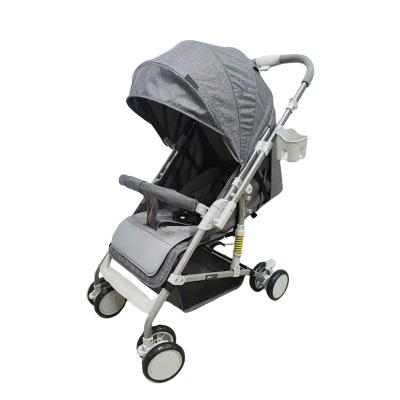 China Hot Selling Reversible Handle Gray Good Quality Baby Pram Baby Strollers for sale