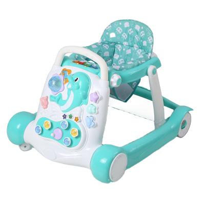 China Hot Sale Folding Baby Walker Baby Learning Step With Music Study for sale