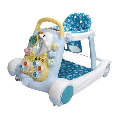 China Hot Sale Folding Baby Walker Baby Learning Step With Music Study for sale