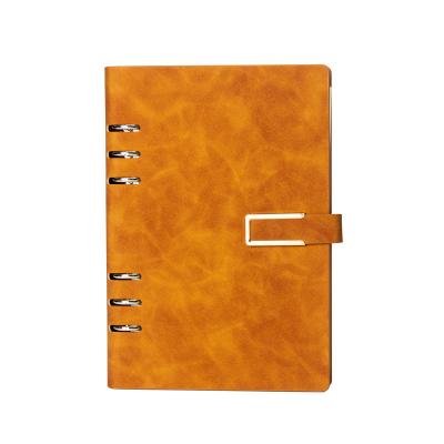 China High Quality A5 Customizable Color Hot Selling Loose Leaf Booklet Magnetic Buckle Hardcover Notebook For Company Gave Gifts for sale