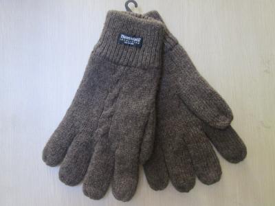 China Ladies Acrylic&Wool Glove/Mitt with Cross Hawse--Thinsulate glove--Fashion glove--Solid color for sale