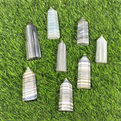 China Hot-selling High Quality Wholesale China Natural Healing Agate White Point For Gift for sale