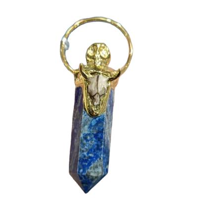 China China wholesale high quality crystal stones lapis lazuli cow pendulum pendant for sale for sale