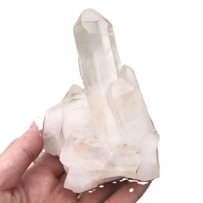 China China Crystal Cluster Healing Energy White Wholesale Natural White Crystal Cluster Specimens for sale