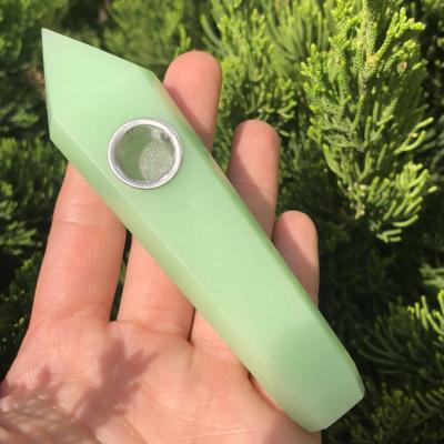 China Wholesale High Quality Healing Stone Tobacco Pipes Crystal Quartz Smoking Pipes From China for sale