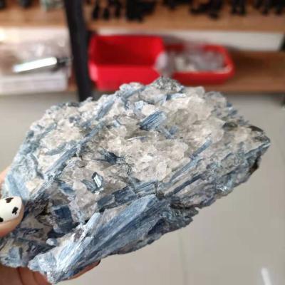 China China Natural Raw Rough Crystal Stones Healing Blue Green Blue Mica Mine For Sale for sale