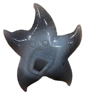 China Hot-selling High Quality Handcrafted Crystal Pattern Agate Geode Starfish Stones From China For Christmas Gift for sale