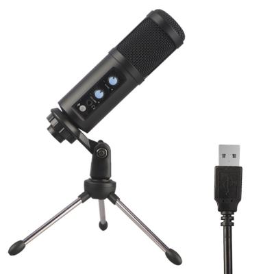 China Desktop Microphone USB Condenser Microphone Live Streaming Microphone Gaming Microphone for Phone and Computer for sale