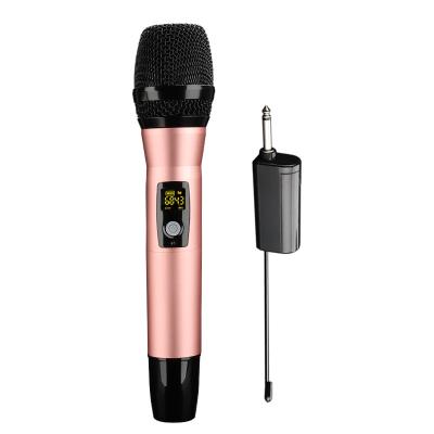 China Handheld Microphone China Manufacturer Customize USB Rechargeable Karaoke Microphone Portable Radio For Singing for sale