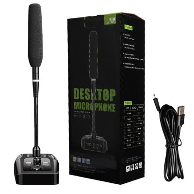 China Usb Omnidirectional Gooseneck Condenser Microphone For Karaoke Game Live Broadcast for sale