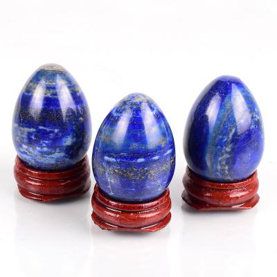 China China 3Pcs Set Lapis Lazuli Yoni Eggs Undrilled Smooth Energy Eggs Set For Women Vaginal Tightening Care for sale