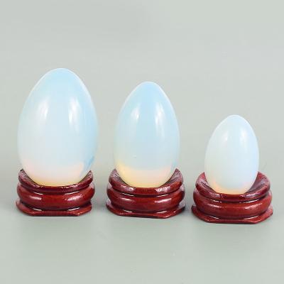 China Natural Stone Jade Yoni Eggs Undrilled Eggs China Amazon Hot Sale Opalite Set for Women for sale