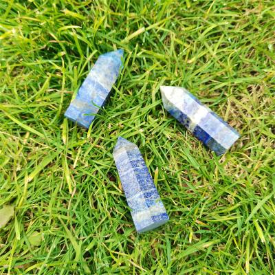 China Wholesale Natural Europe Quartz Crystals Healing Points Chakra Lazulite Energy Point For Sale for sale