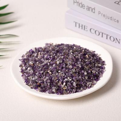 China Wholesale Natural Stone Chips Lot Chakra Crystal Gravel Gemstone Amethyst From Europe For Sale for sale