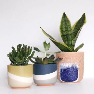 China Minimalist Exquisite Fashionable Indoor Outdoor Home Cute Flower Decoration Contract Planter Succulent Pots Succulent Pots for sale