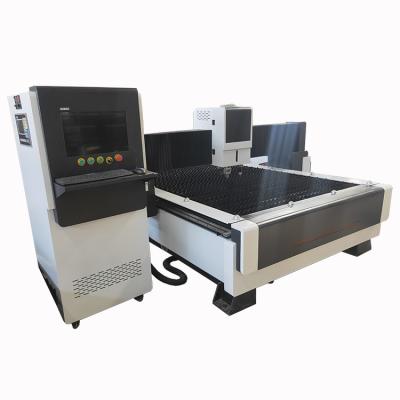 China Factory New 2021 Plasma 1000W And Fiber Laser Combined Cutting Machine Fo Metal 1530 for sale