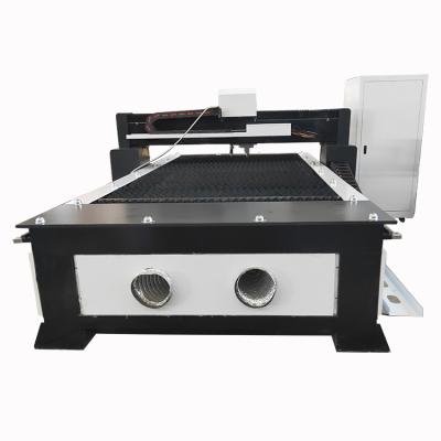 China Factory China hot sale 1000W plasma and fiber laser combined cutting machine 1500*3000mm for metal with high precision 20 square rail for sale