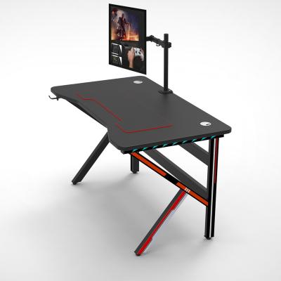 China (Height) 2022 Hot Selling High Quality Adjustable Height Adjustable Led Computer Desk Electric Game Table PC Desk for sale