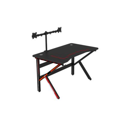 China High Quality Black Foldable Desktop Computer Gaming RGB Gaming Desk for sale