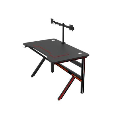 China Foldable Gaming Desk Led 100*70*60Cm Computer Table Gaming Desk for sale