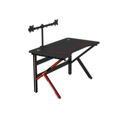 China Ergonomic Adjustable Desktop Foldable Wholesale Computer PC Game Gaming Desk Set for sale