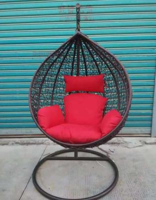 China Modern Foshan Patio Swings Simple Hanging Rattan Chair Wicker Outdoor Furniture for sale