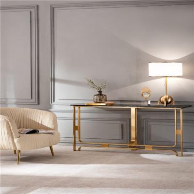 China (Other) 2022 Foshan Adjustable Luxury Contemporary Console Table With Mirror Modern Console Table for sale