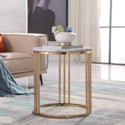 China Wholesale Convertible Side Table Modern Home Metal Round Side Table for sale