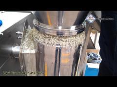 High Speed Wet Granulator Machine 4kw Fast Rotary Extruding Continuous Mixing