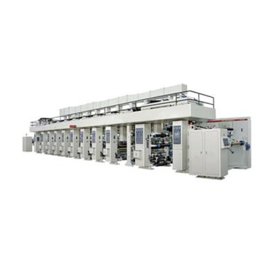 China Automatic 8 color Taiwan rotogravure printing machine of plastic sheets for sale