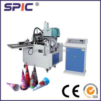 China Automatic Ice Cream Cone Sleeve Machine Ice Cream Paper Cone Sleeve Forming Machine for sale