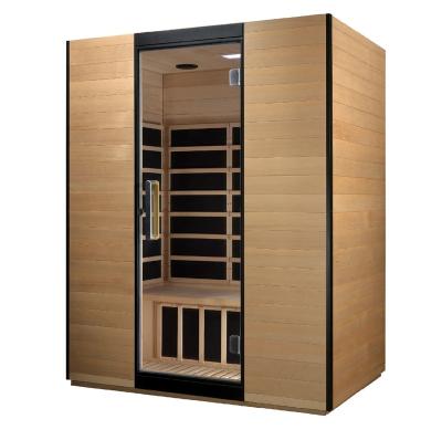 China Computer Control Panel Good Quality Wood Tentsauna 1 Person Outdoor Body Spa Sauna With Best Services for sale