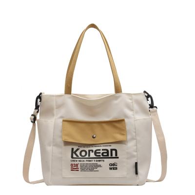 China Fashion Fashion Custom Shopping Large Cloth Handbag Insti Cheap Multi Pocket Single Shoulder Tote Large Capacity Big Bag for sale