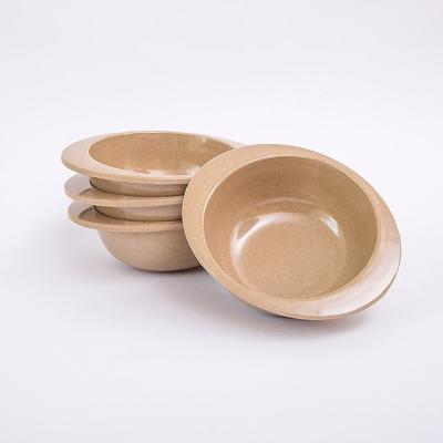 China Wholesale Disposable Biodegradable Tableware Child Bowl Noodle Bowl Kids Dining Eco Friendly Tableware Home Kids Rice Husk Bowl for sale