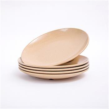 China Cheap Bulk Custom Made Sustainable Biodegradable Eco Friendly Round Restaurant Kitchen Dinner Rice Husk Dishes Dishes Unbreakable Dishes for sale