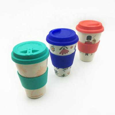 China 2022 New Design Fiber Disposable Portable Bamboo Coffee Cups for sale