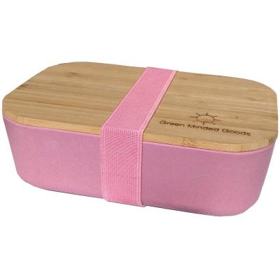 China Viable Green Busy Goods, Colorful Bento Box Bamboo Lid, Eco-Friendly, for sale