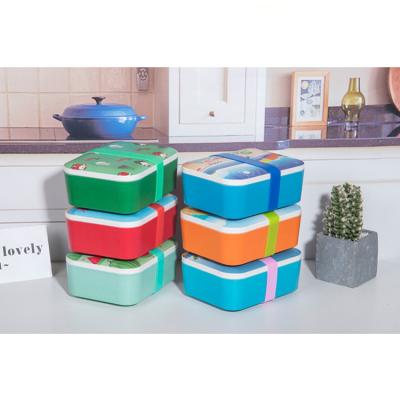 China Sustainable Eco Friendly School Kids Bento Lunch Box For Kids for sale