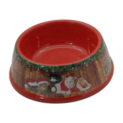 China Sustainable Environmental And Durable Bamboo Fiber Pet Bowls Dog Bowl Cat Bowl for sale