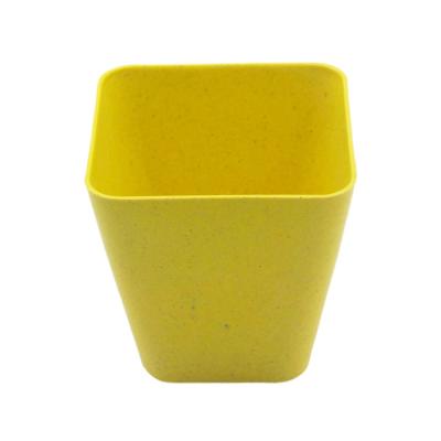 China Home Products Biodegradable Bamboo Fiber Flower Pots Eco - Friendly for sale