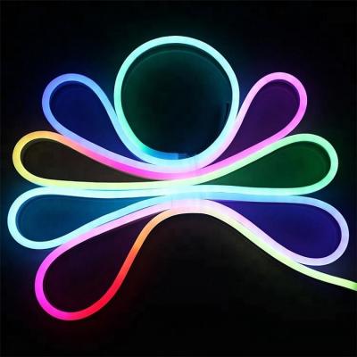 China Outdoor Landscape Lighting 12v Cable Tube / RGB Led Neon Flexible Strip Light for sale